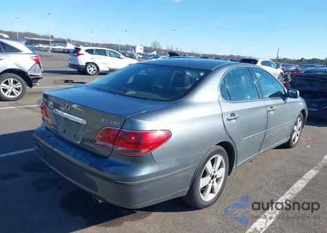 2005 Lexus Es 330 из США, поврежденный, VIN JTHBA30G455106464